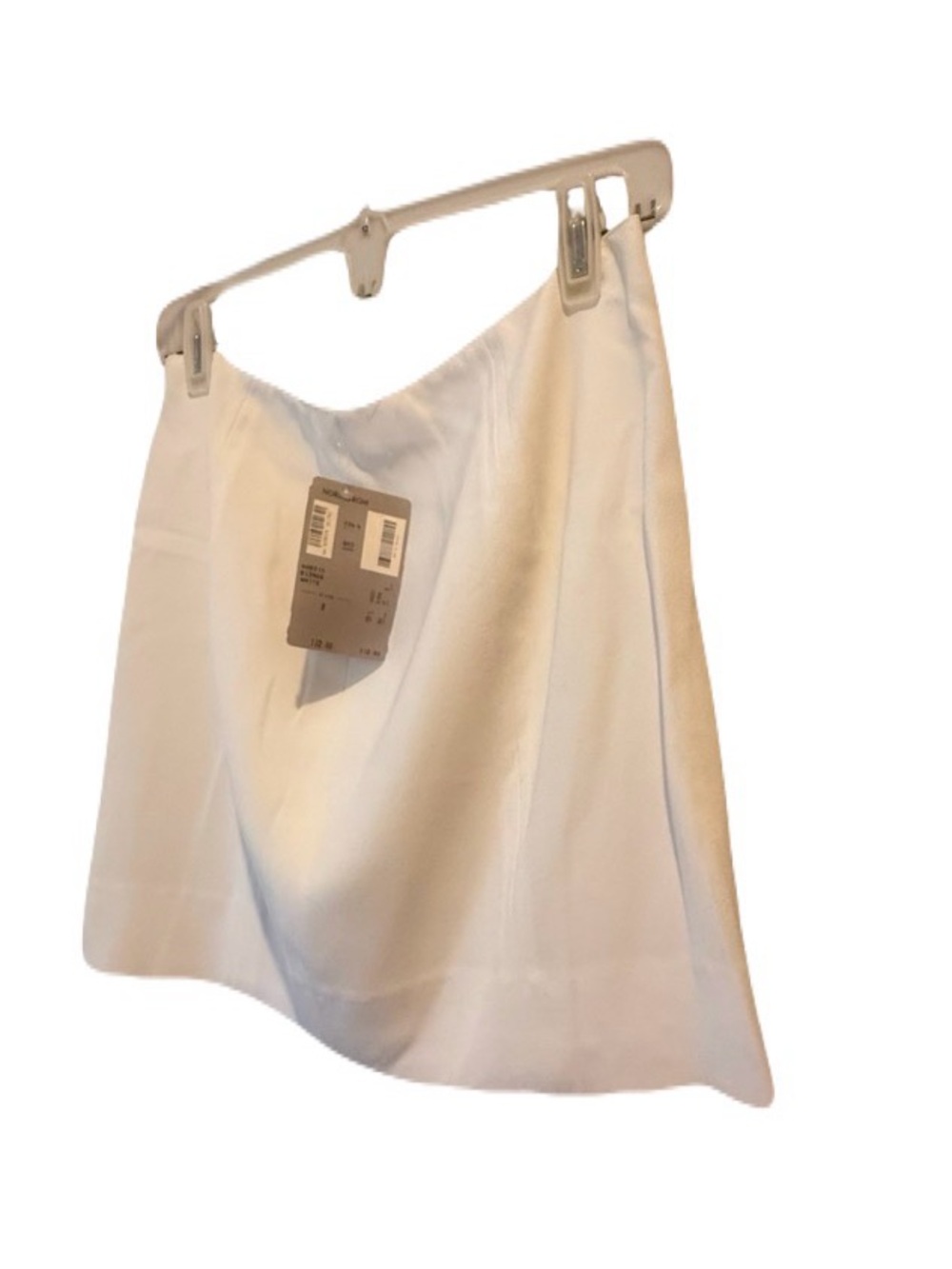 Classic White Mini Skirt - Clean A-Line Style
